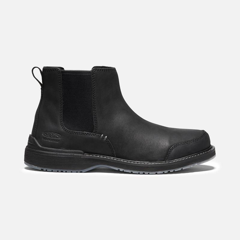 Keen Eastin Chelsea Boots Herren DE-60429 Black - Keen Herrenschuhe Schwarz